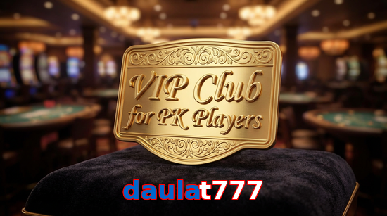 Main screen of Daulat777 vip page for PK players